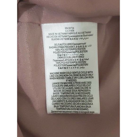 BCBGeneration ~Woman Size XS~ Dusty Pink Long Sleeve Sheath Mini Dress Lined. - Picture 12 of 12